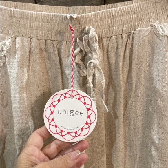 Cream‎ Drawstring Pants - Picture 3 of 5